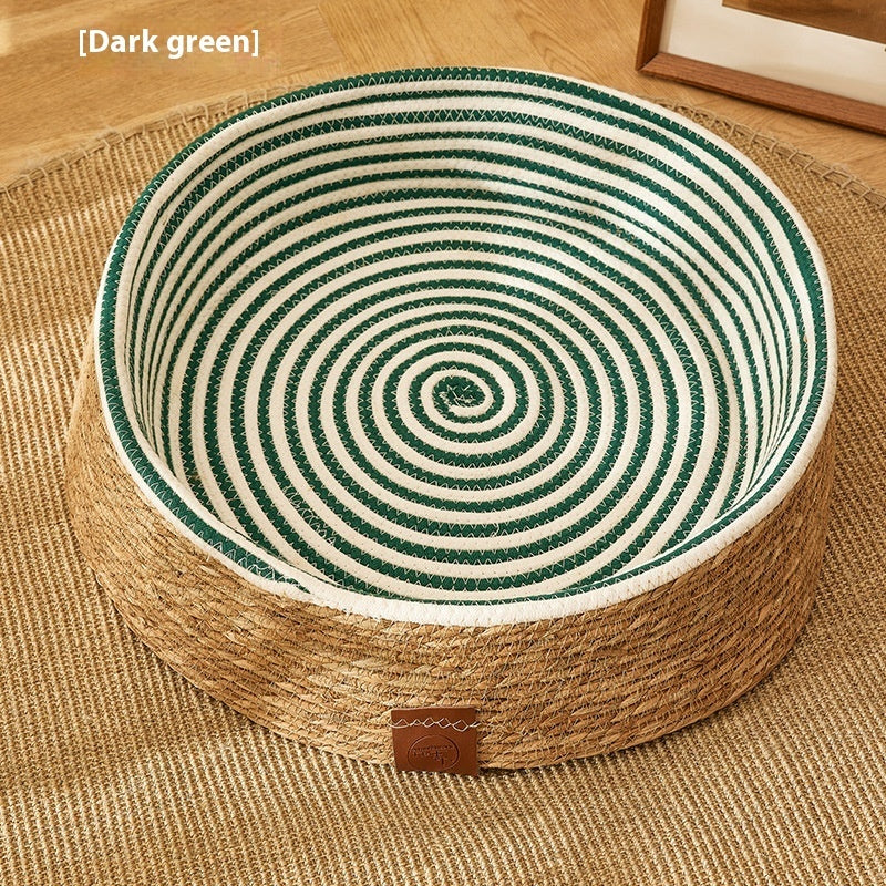 PE Rattan Cat Litter Cat Scratch Board Integrated Wear-resistant Cat Summer