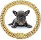 Dog Necklace Metal Cat Chain Pet Crystal Collar Jewelry Accessories For Small Medium Large Dogs Cats