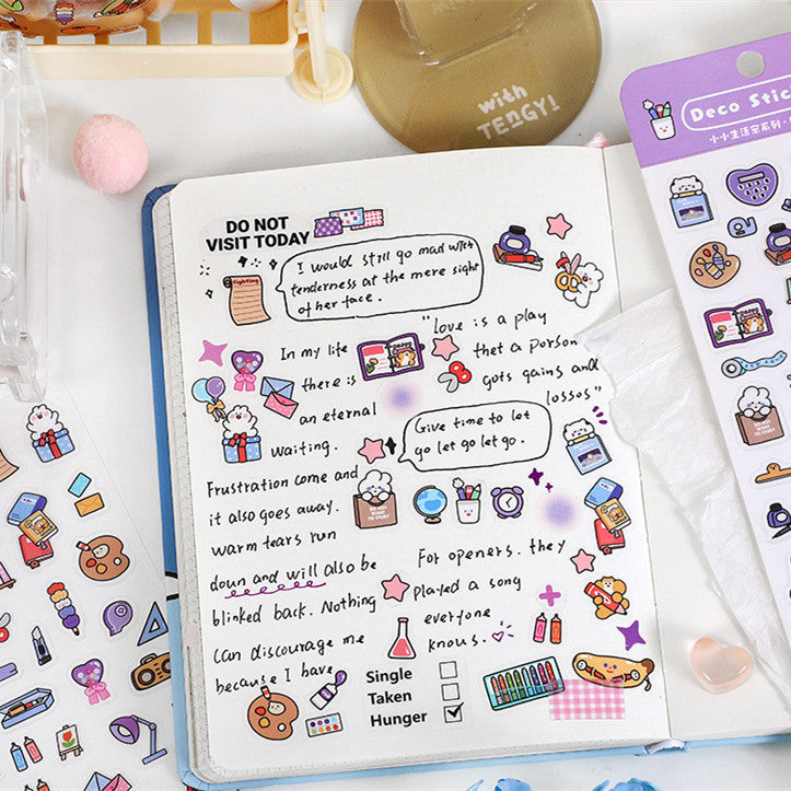 PET Sticker Life Gadget Journal Decoration