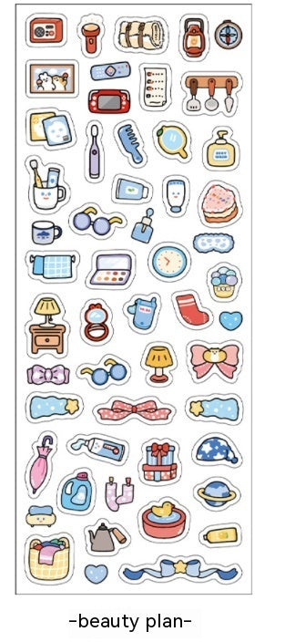 PET Sticker Life Gadget Journal Decoration