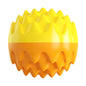 Squeaky Dog Ball Toy For Aggressive Chewers Dental Dog Toy For Healthy Teeth Gums  Spiky Ball Durable Floatable Rubber Pet Toys Mental Enrichment - All Breed Sizes