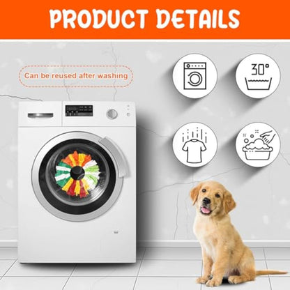 Interactive Sniffle Dog Toy For Throwing, Snuffle Pet Flying Disk For Dogs, Dog Flying Toy, Dog Sniffing Collar Toy Soft Polar Fleece Relieve Boredom Sniff Ball Enrichment Toy For Pet