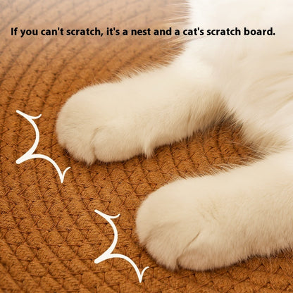 PE Rattan Cat Litter Cat Scratch Board Integrated Wear-resistant Cat Summer