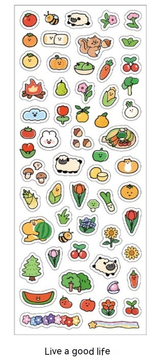 PET Sticker Life Gadget Journal Decoration