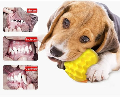 Squeaky Dog Ball Toy For Aggressive Chewers Dental Dog Toy For Healthy Teeth Gums  Spiky Ball Durable Floatable Rubber Pet Toys Mental Enrichment - All Breed Sizes