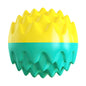 Squeaky Dog Ball Toy For Aggressive Chewers Dental Dog Toy For Healthy Teeth Gums  Spiky Ball Durable Floatable Rubber Pet Toys Mental Enrichment - All Breed Sizes